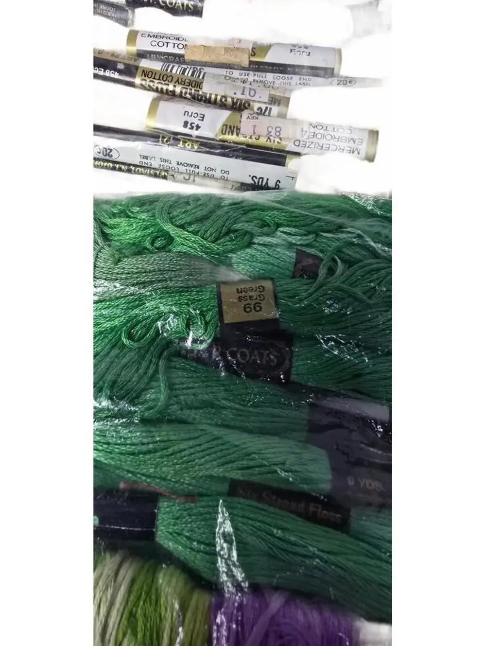 Coats & Clark Embroidery Floss Skeins - Assorted Colors Set